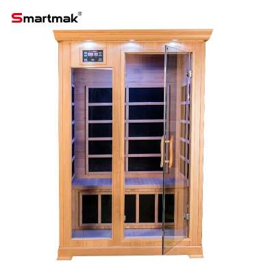 2 person carbon carbon far infrared hemlock sauna