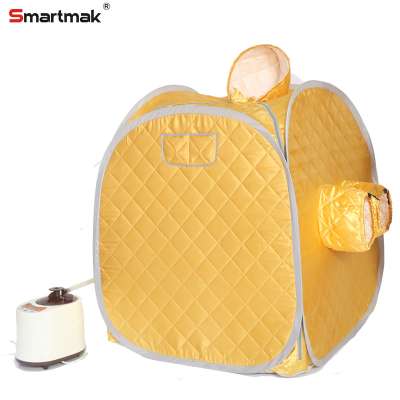 Yellow 3 layers cotton foldable steam sauna