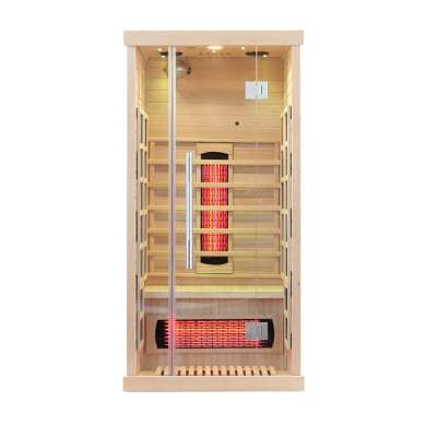 Hemlock 1 person far infrared sauna room