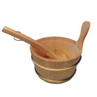 Hot sale sauna bath set wooden sauna accessories wooden bath bucket